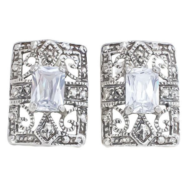 Strieborné náušnice Glare 379 51006828