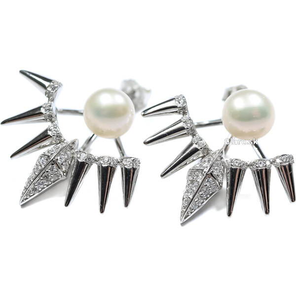 Strieborné náušnice Glare 381 51006827