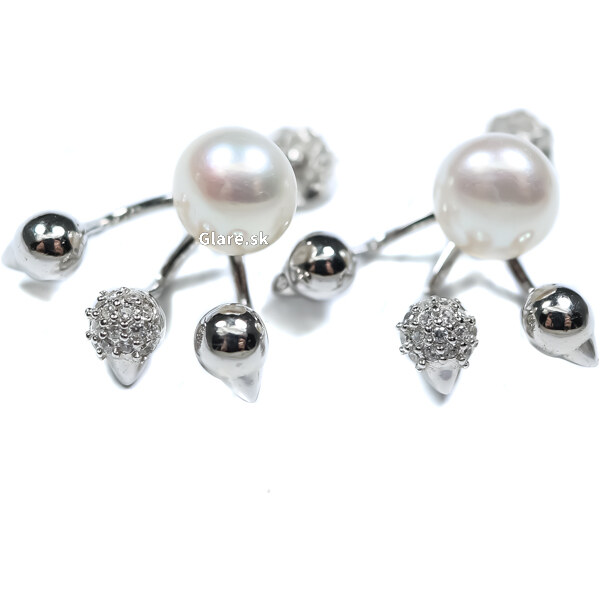 Strieborné náušnice Glare 371 51006835