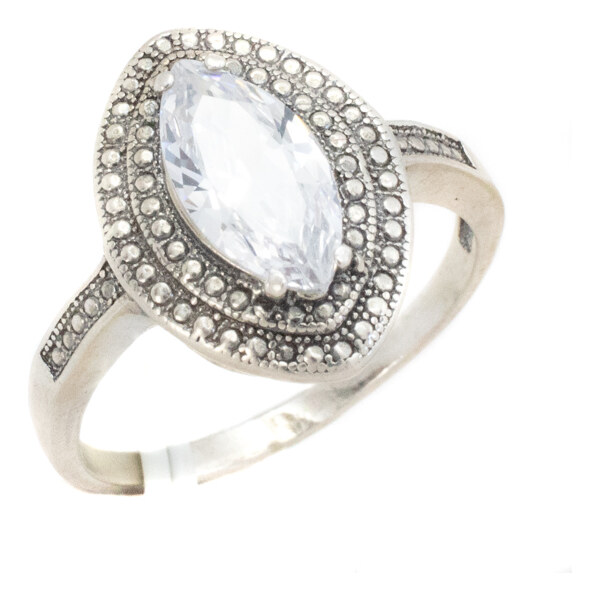 Strieborný prsteň Glare 195 51006742