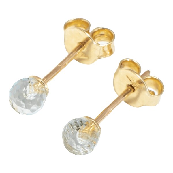 Zlaté náušnice s kameňom Glare 2S 51006330