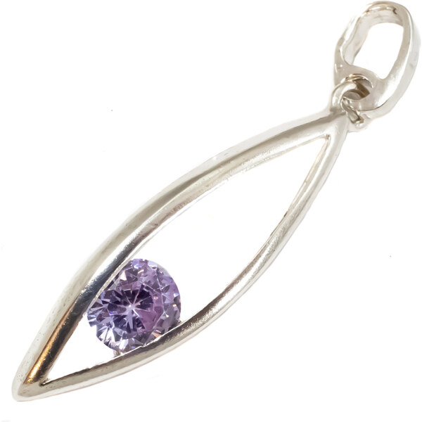 Strieborný prívesok Glare 14S 51006313