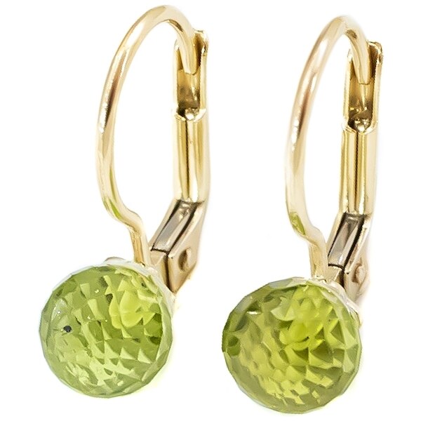 Zlaté náušnice s kameňom Glare 17S 51006196