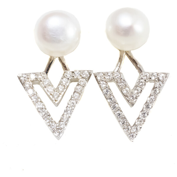 Strieborné náušnice Glare 247 51006009