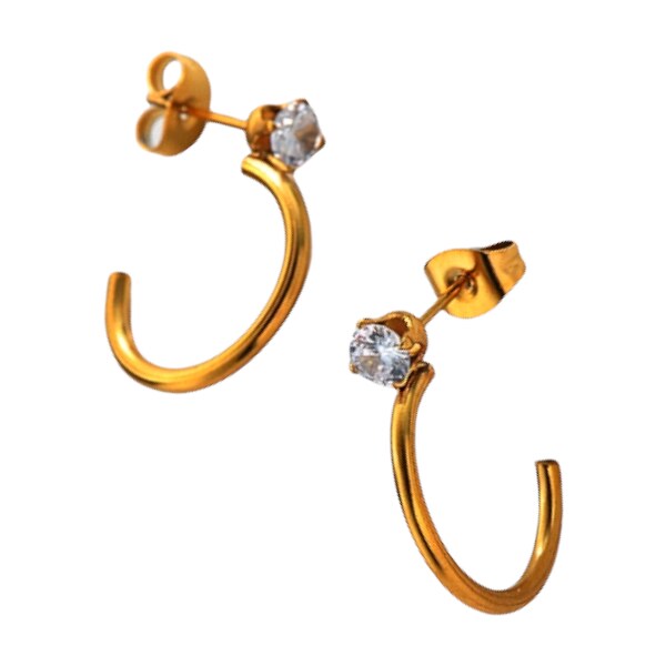 Oceľové náušnice Glare 250 51005669