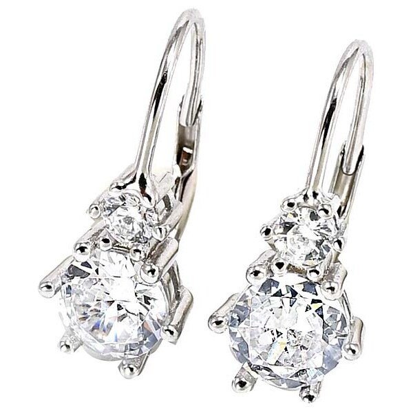 Strieborné náušnice Glare 556 51003926