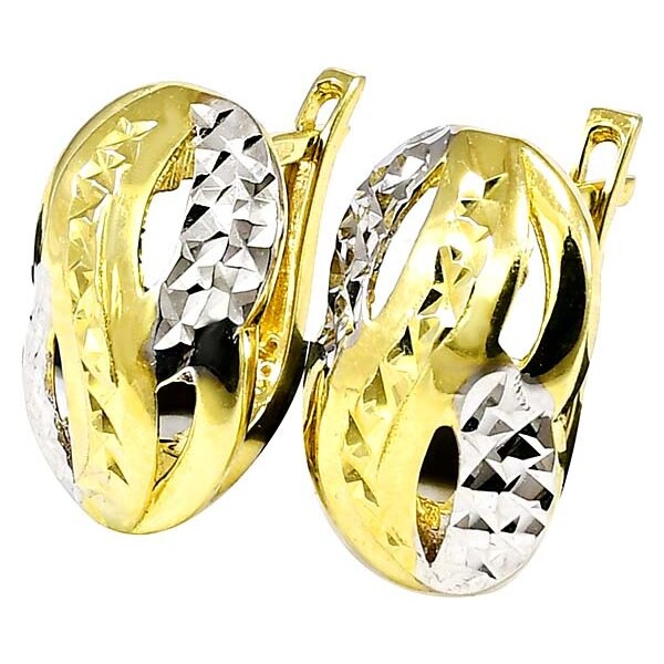 zlaté náušnice Glare 852 51003362