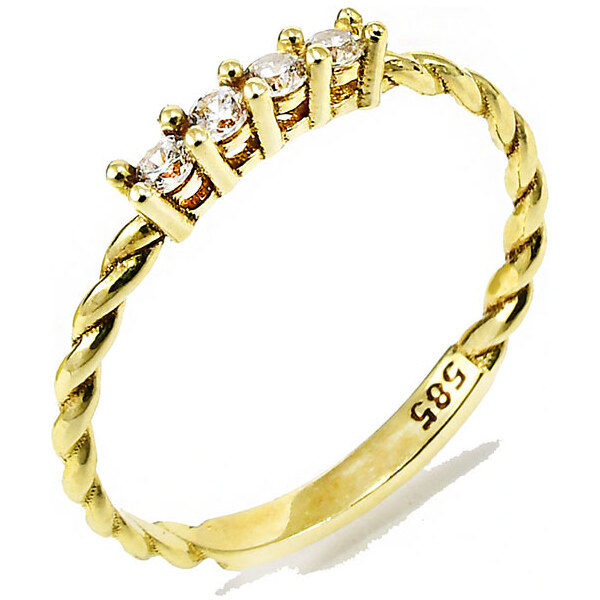 zlatý prsteň Glare 497 51003241