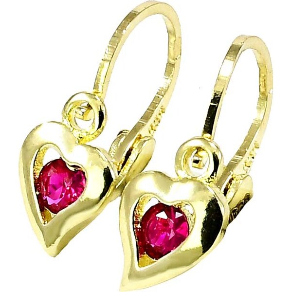 zlaté detské náušnice Glare 899 51003186