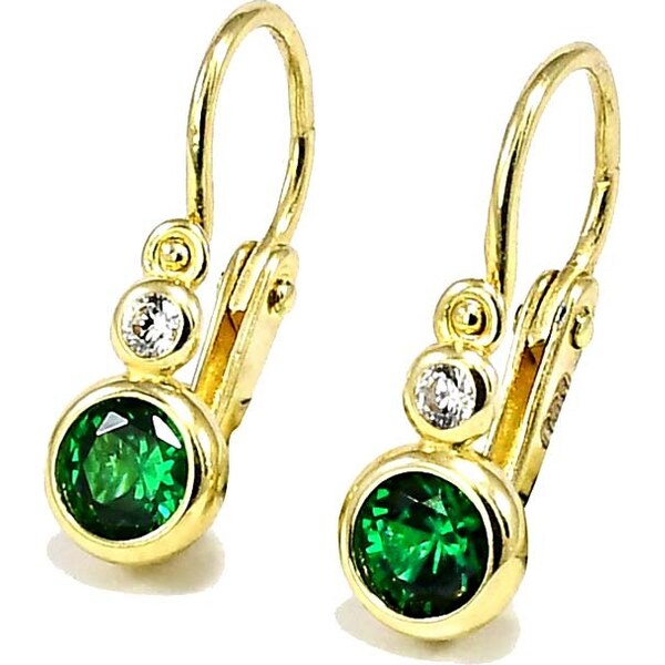 zlaté detské náušnice Glare 895 51003190