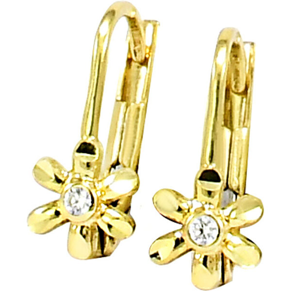 zlaté detské náušnice Glare 915 51003127