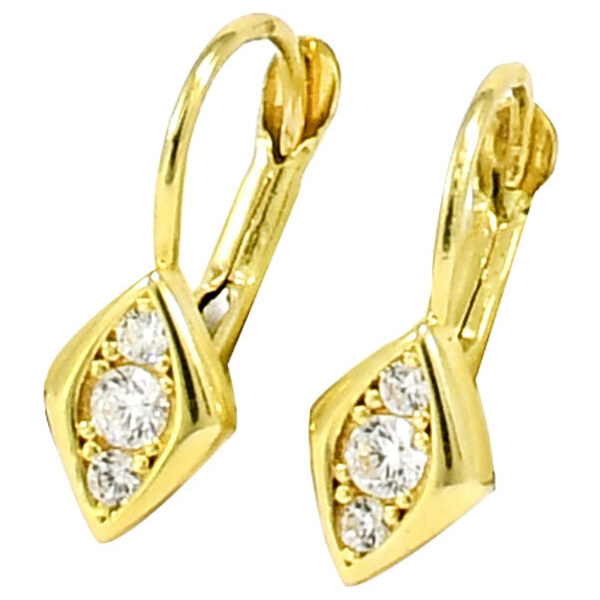 zlaté detské náušnice Glare 914 51003128