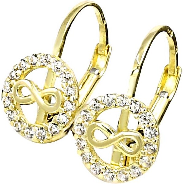 zlaté detské náušnice Glare 939 51003049