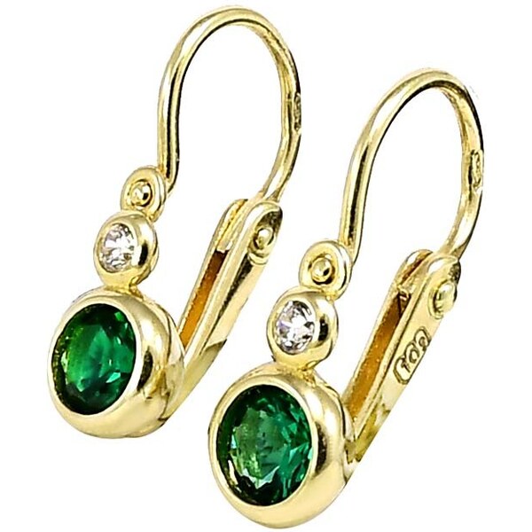 zlaté detské náušnice Glare 940 51003048