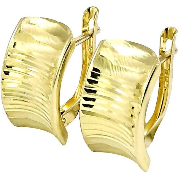 zlaté náušnice Glare 952 51003023