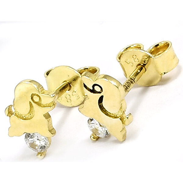 zlaté náušnice napichovacie Glare966 51003000