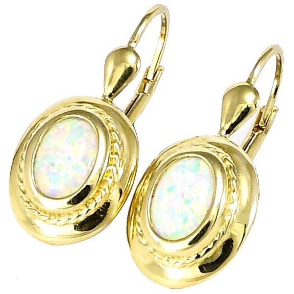 zlaté náušnice Glare 976 51002968