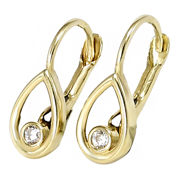 zlaté náušnice detské Glare 14 51196759