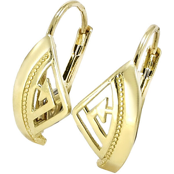 zlaté náušnice Glare 56 51196960