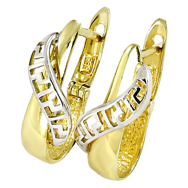 zlaté náušnice Glare 74 51197026