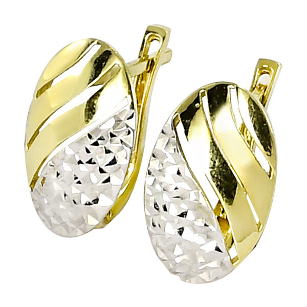 zlaté náušnice Glare 76 51197028