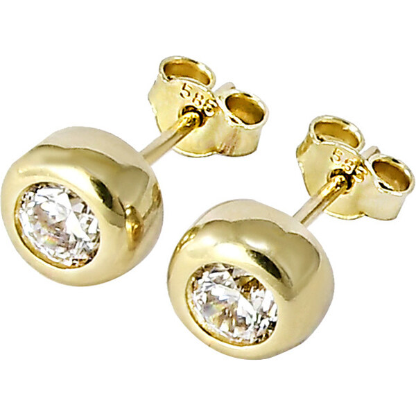 zlaté náušnice Glare 156 51288744