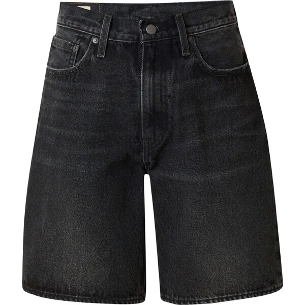 LEVIS Džínsy 468 Loose Shorts červená / čierny denim 52706073