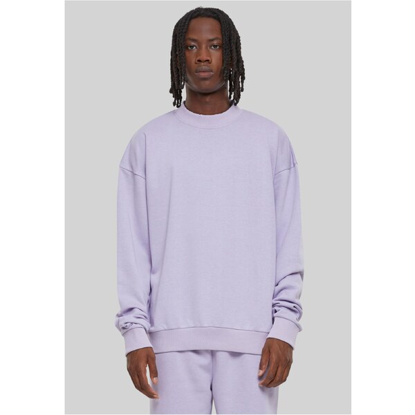 Urban Classics Mens Light Terry Crew Sweatshirt - Purple 51582795