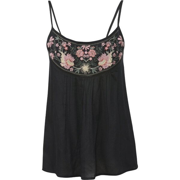 KOROSHI Top žltá / zelená / svetloružová / čierna 65871941