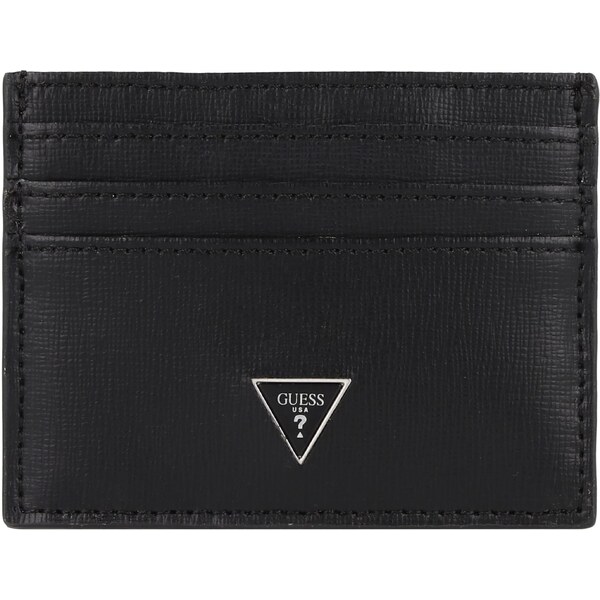 GUESS Puzdro MILANO CARD HOLDER čierna / strieborná 47643041