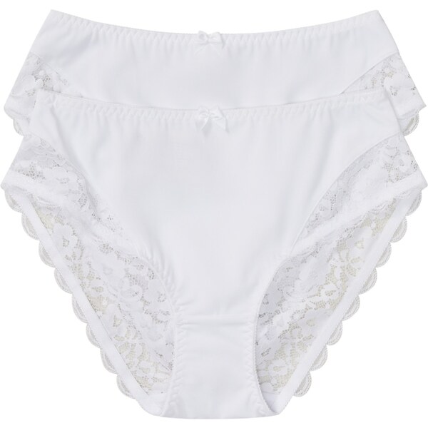 bonprix Maxi nohavičky (2 ks), farba biela 52158414