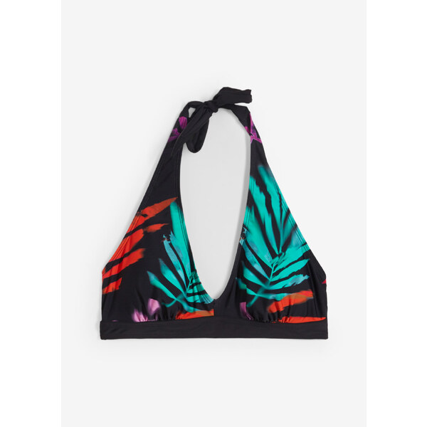 bonprix Bikinová podprsenka neckholder, z polyamidu, farba čierna 50407995
