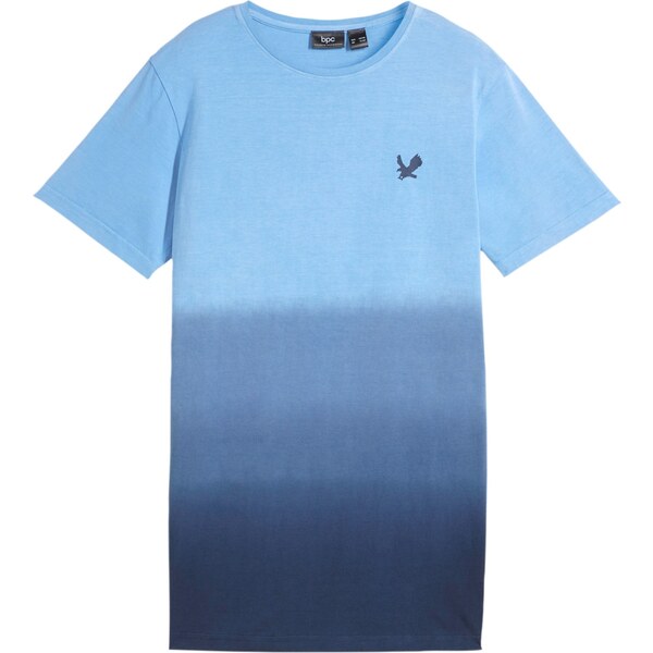 bonprix Tričko s farebným prielivom, z čistej bio bavlny, farba modrá 52158940