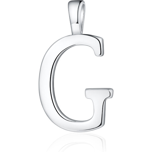 Olivie PÍSMENO G strieborný prívesok 8616 52171535