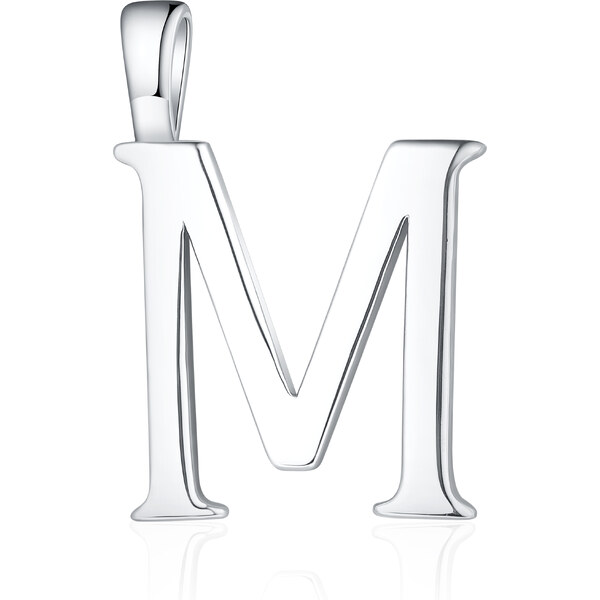 Olivie PÍSMENO M strieborný prívesok 8622 52171541