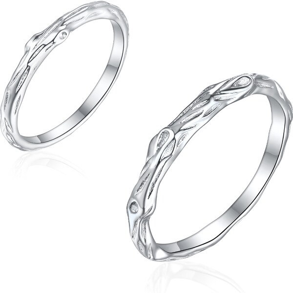 Olivie Snubný strieborný prsteň VETVIČKA 8589 52168292
