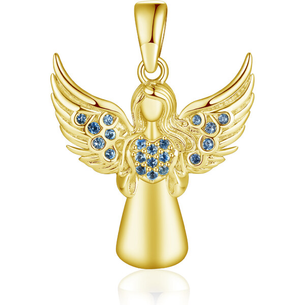 Olivie Strieborný prívesok ANJEL GOLD 8636 52171555