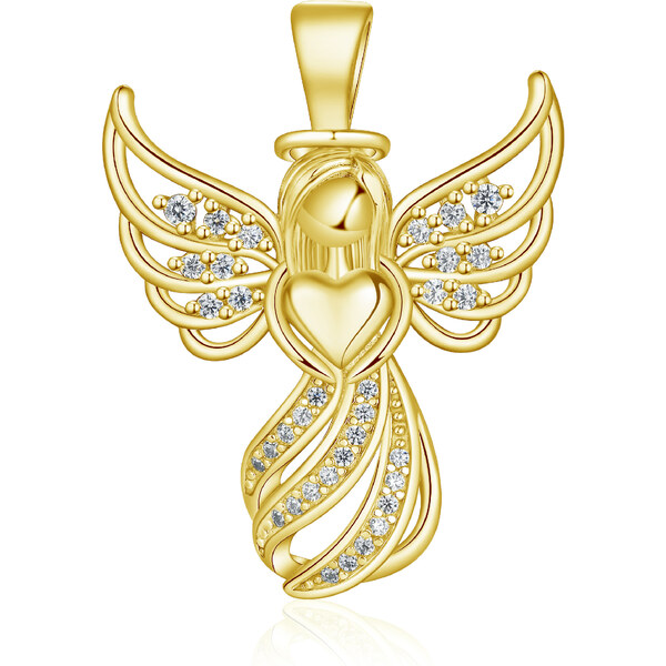 Olivie Strieborný prívesok ANJEL GOLD 8639 52171558