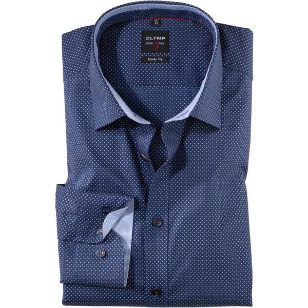 Pánska košeľa so skráteným rukávom OLYMP, body fit 52170077