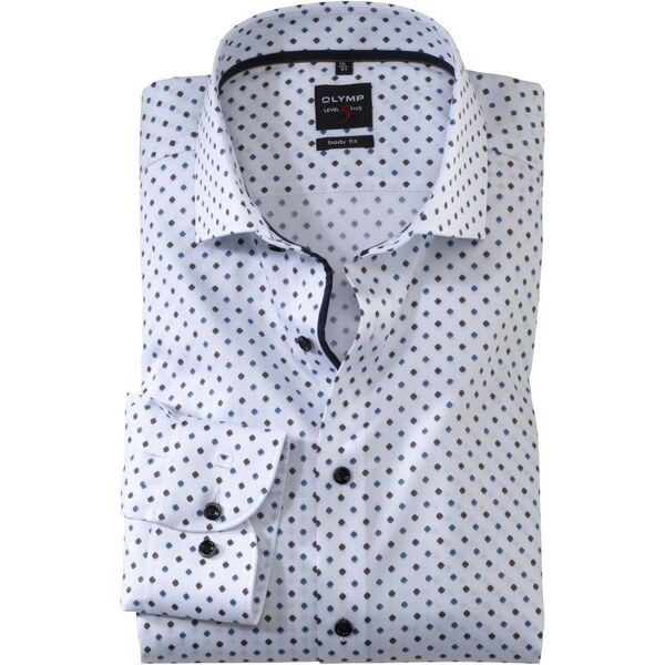 Pánska košeľa OLYMP body fit predĺžený rukáv 52170110