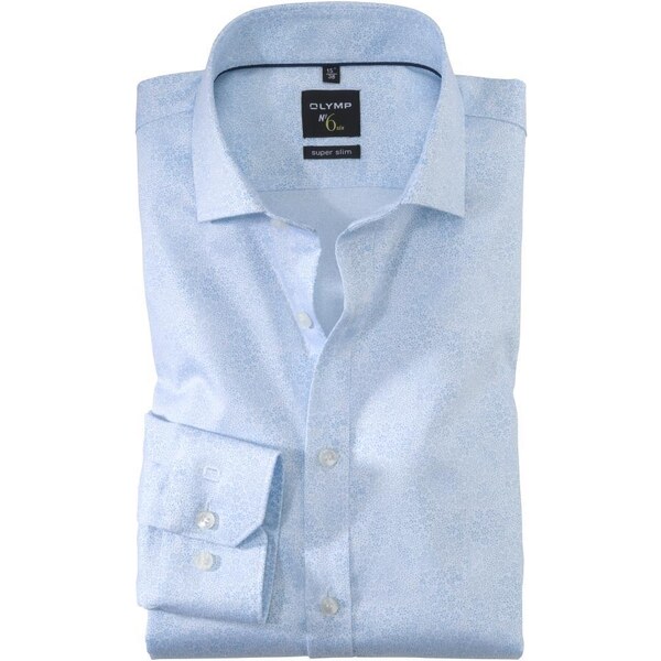 Pánska modrá košeľa OLYMP super slim 52170112