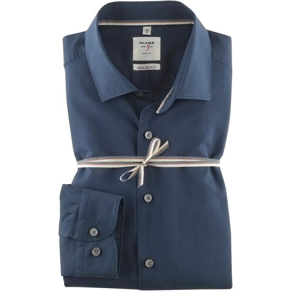 Pánska modrá smart business košeľa OLYMP body fit 52170114