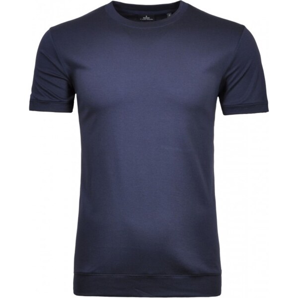 Pánske modré bavlnené tričko s patentom RAGMAN 64726478