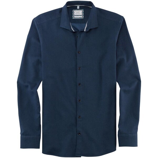 Pánska modrá casual košeľa OLYMP body fit 52170182