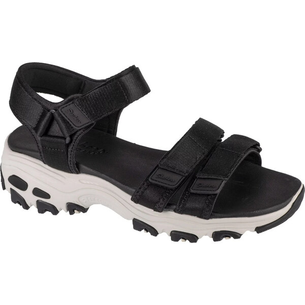 Čierne dámske sandále Skechers DLites - Fresh Catch 31514-BLK 52672900