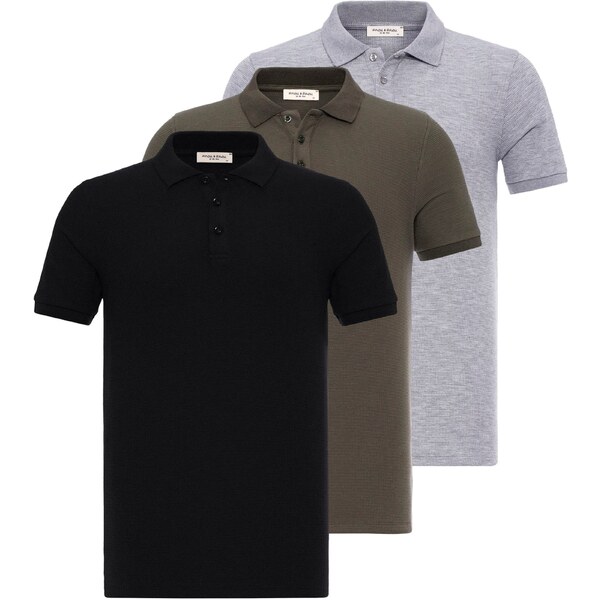 Anou Anou Tričko mokka / sivá melírovaná / čierna 54347199