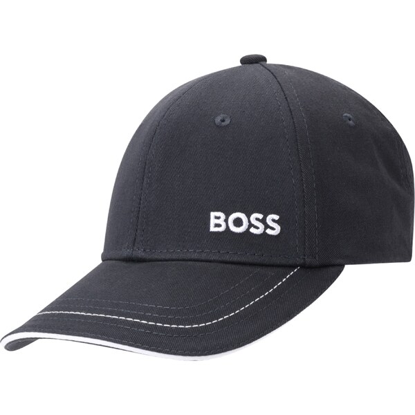 BOSS Čiapka tmavomodrá / biela 58178627