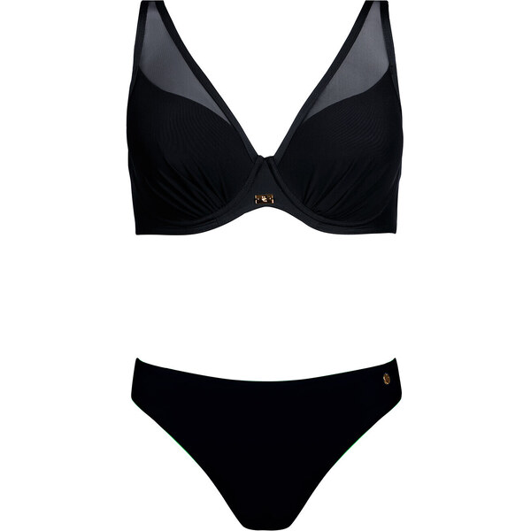 Dámske dvojdielne plavky Fashion 39 S940V39-19 Black - Self 52360182