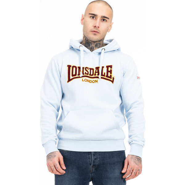 Lonsdale Mens hooded sweatshirt slim fit 57752930