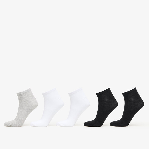 Urban Classics No Show Socks 5-Pack Black/ White/ Grey 43-46 48952350